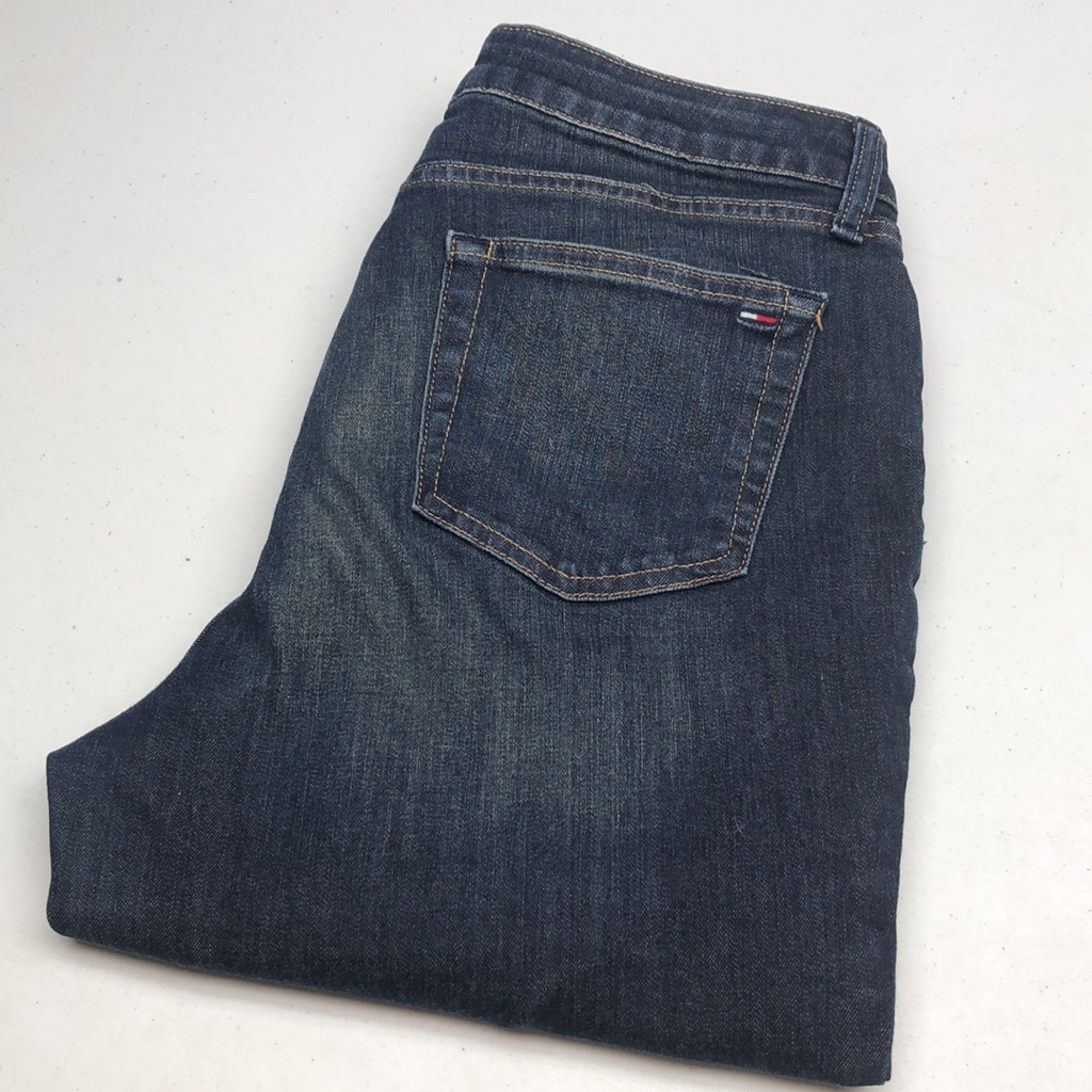 Factory Distress Tommy Hilfiger Taper Slim Jeans 14/32x29